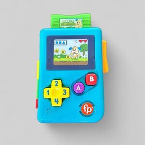 Fisher Price Laugh & Learn Baby Toddler Toy Lil’ Gamer Pretend Video Game WORKS
